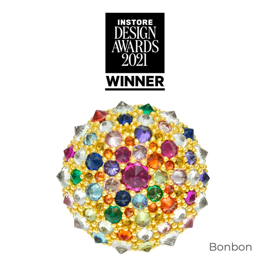 Disco Bonbon Cocktail Earrings - Silver