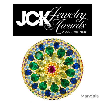 Chakra Mandala Cocktail Earrings