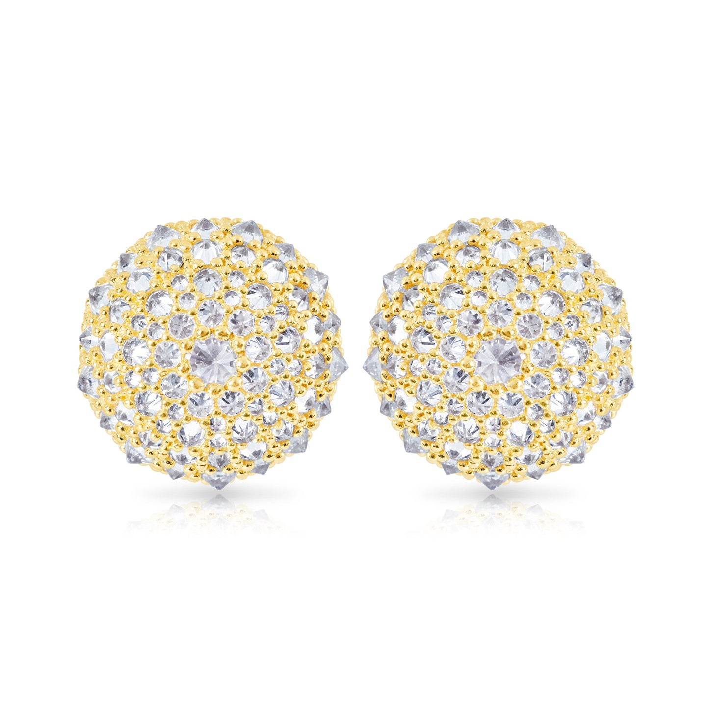 Disco Bonbon Cocktail Earrings - Gold
