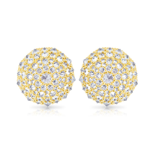 Disco Bonbon Cocktail Earrings - Gold