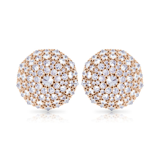 Disco Bonbon Cocktail Earrings - Rose Gold