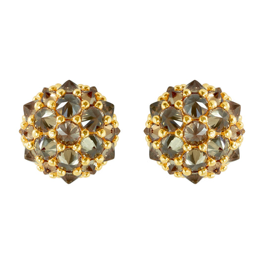 Perfect Bonbon Cocktail Earrings - Champagne - Gold