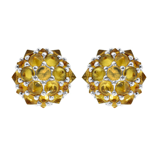 Perfect Bonbon Cocktail Earrings - Honey - Silver