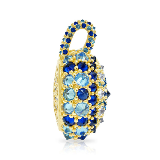 Cleopatra (Evil Eye) Bonbon Cocktail Pendant Charm - Gold