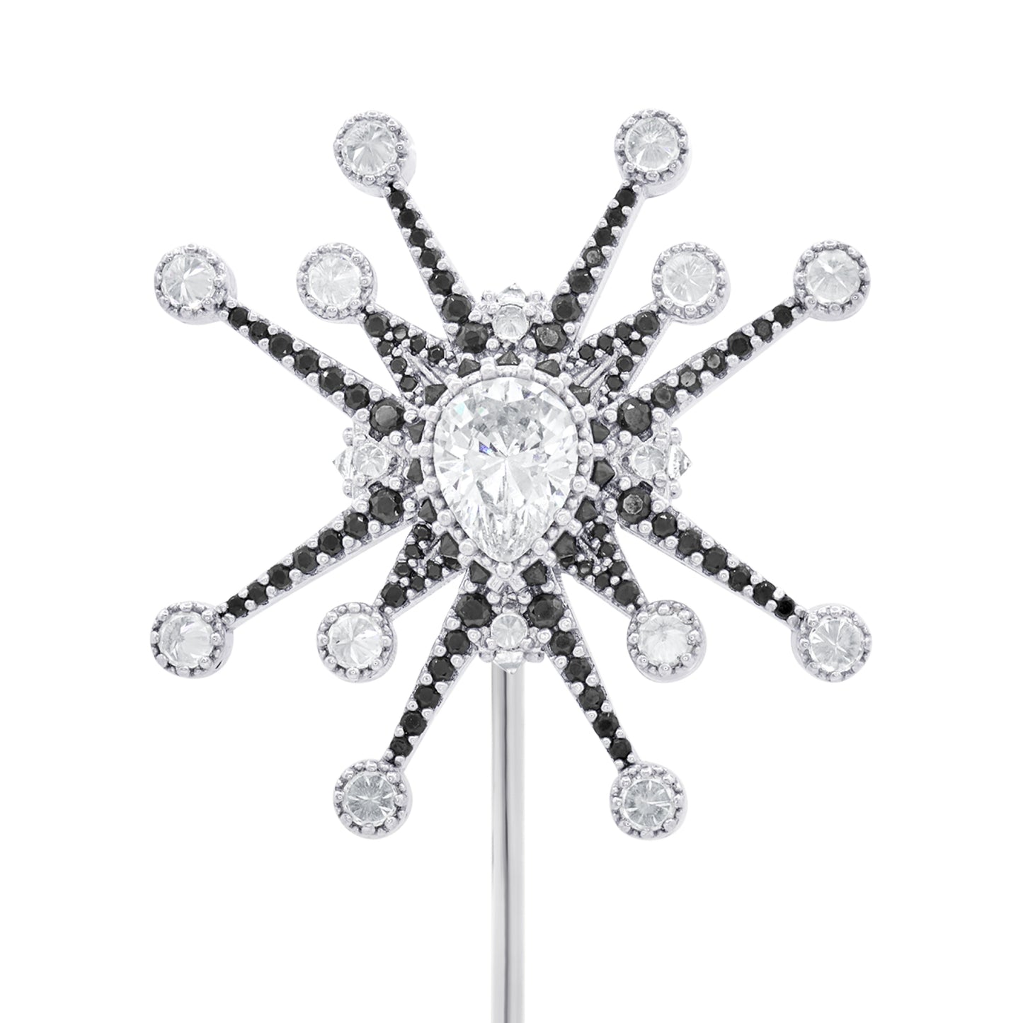 Honors Lapel Pin - Black - Silver
