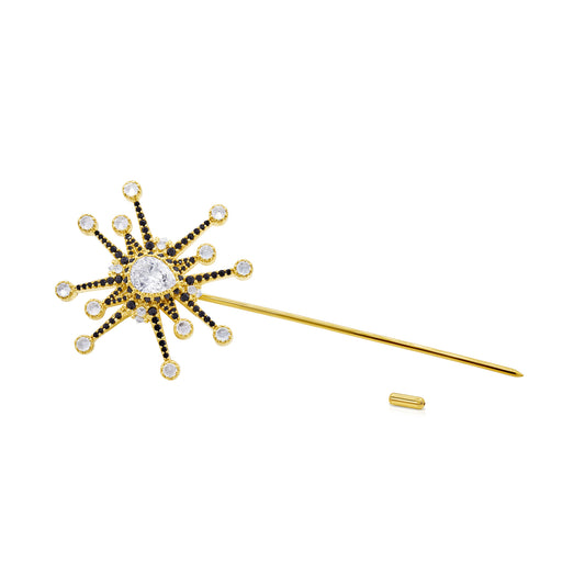 Honors Lapel Pin - Black - Gold