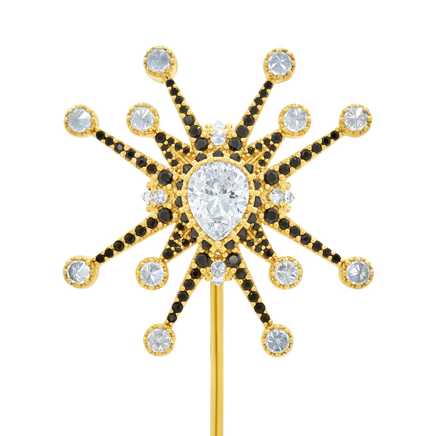 Honors Lapel Pin - Black - Gold
