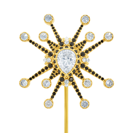 Honors Lapel Pin - Black - Gold