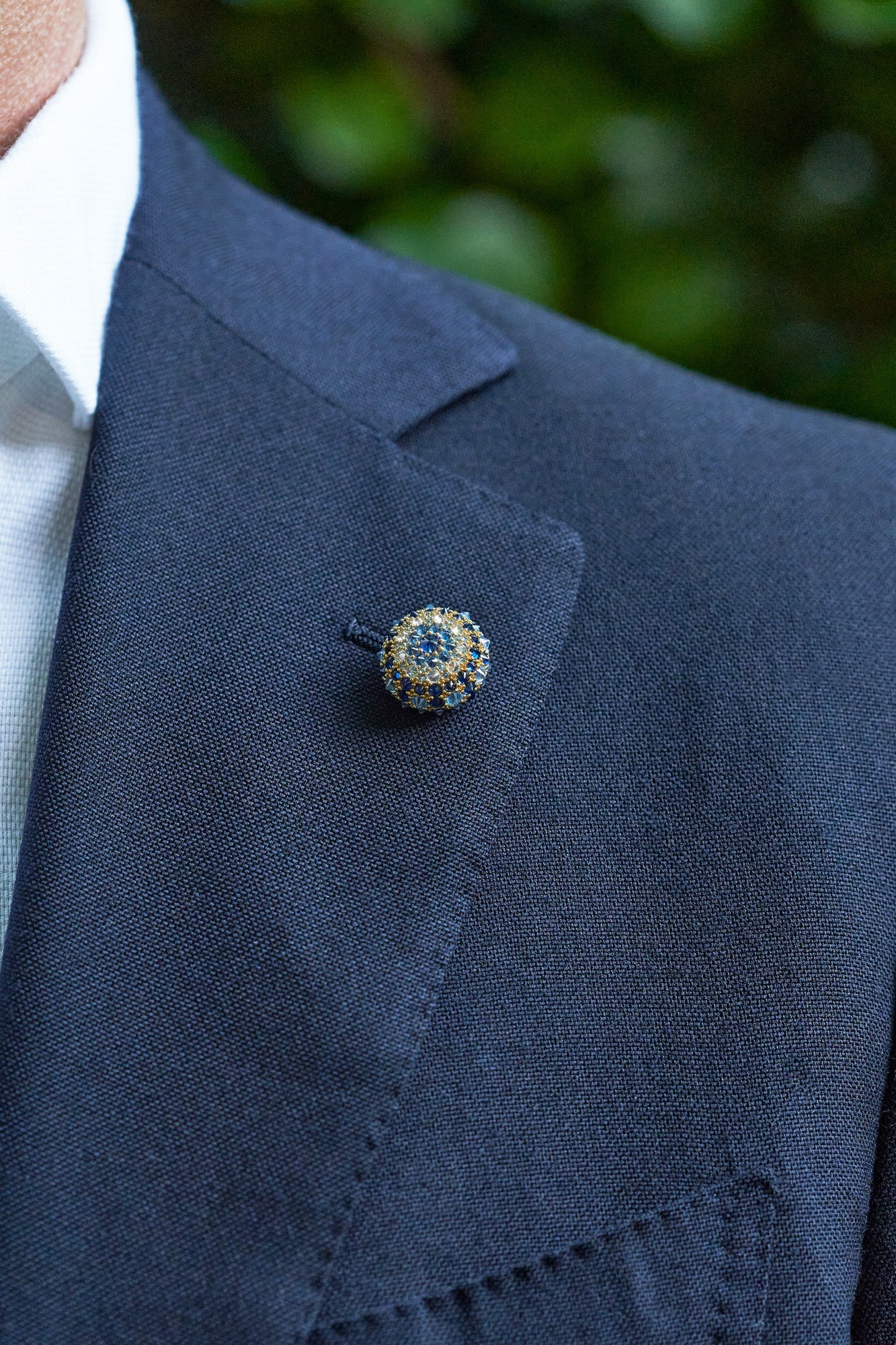 Cleopatra (Evil Eye) Bonbon Cocktail Lapel Pin - Gold