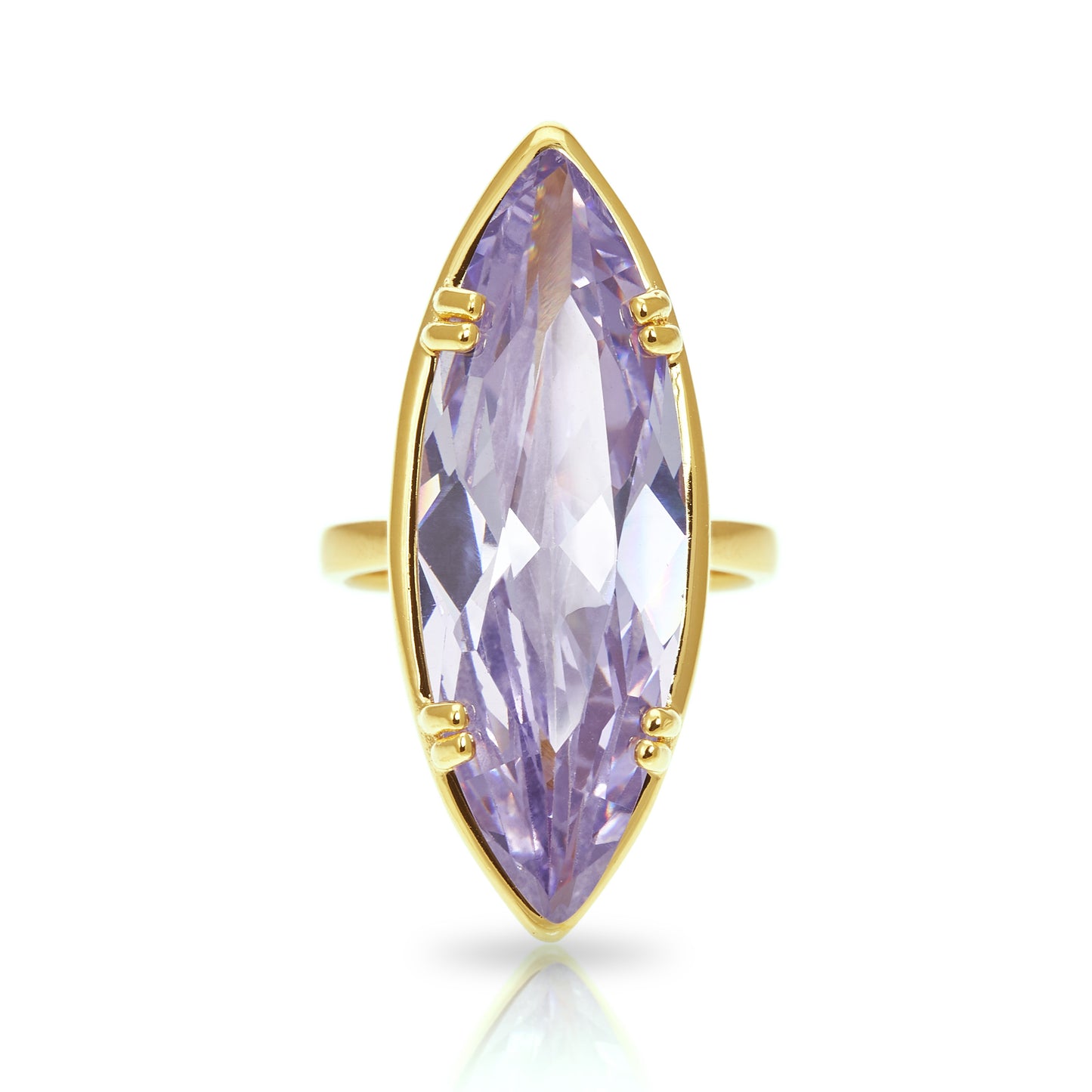 Lotus Marquise Cocktail Ring