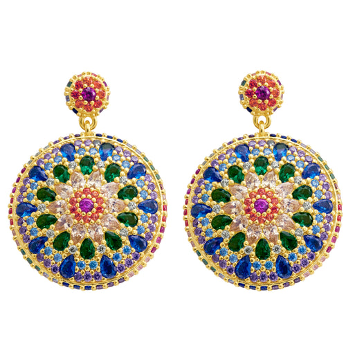 Chakra Mandala Earrings
