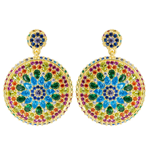 Chakra Mandala Earrings