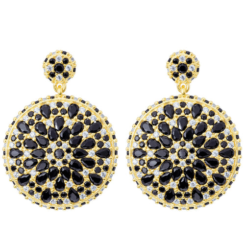 Night Mandala Earrings