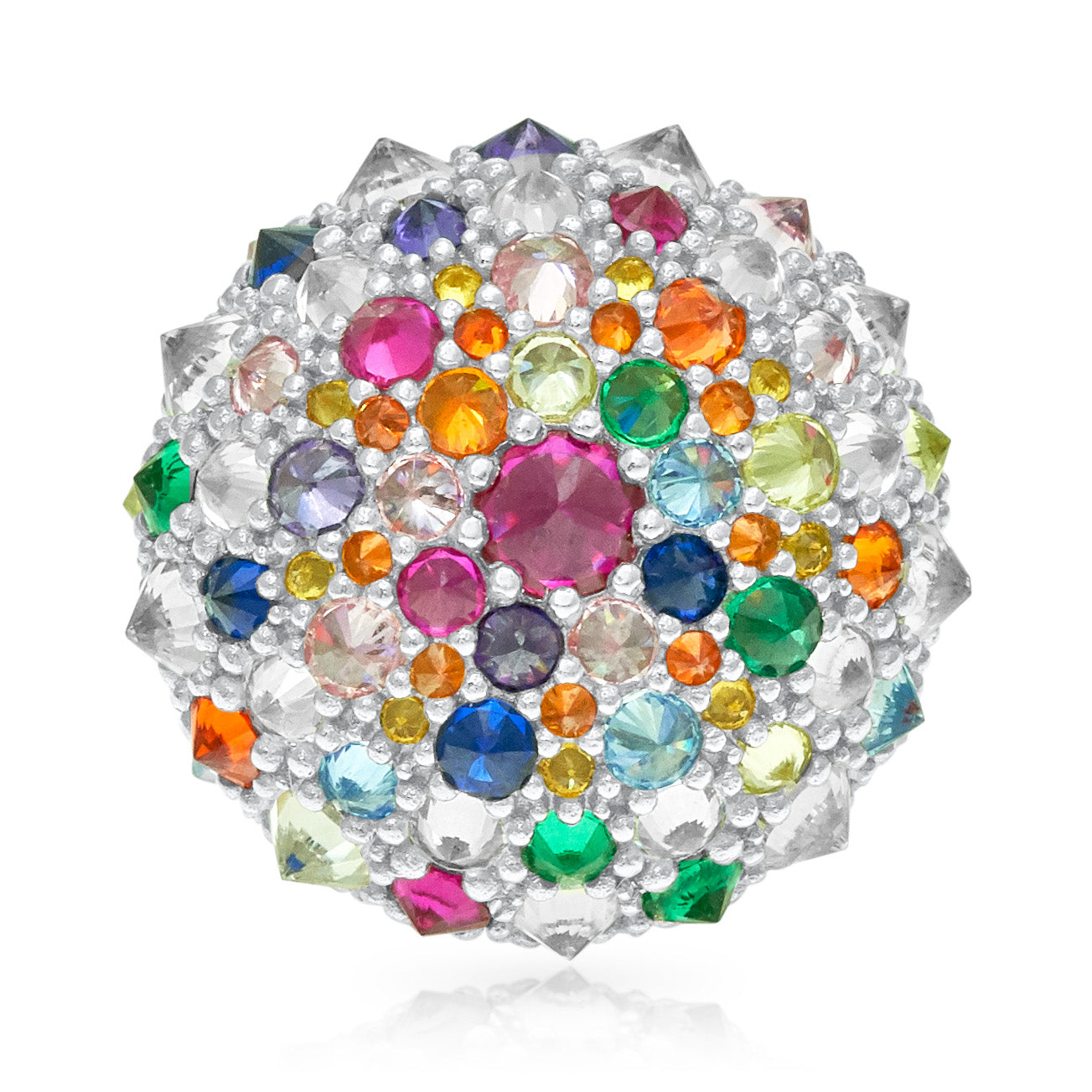 Rainbow After the Storm Bonbon Cocktail Ring