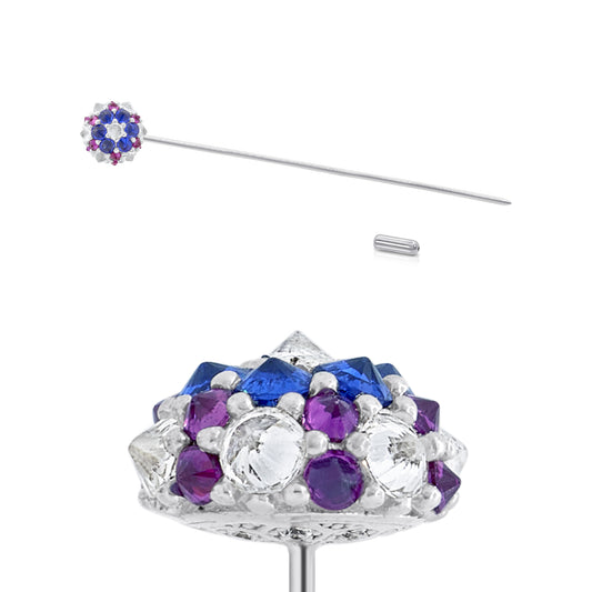 Perfect Bonbon Lapel Pin - America - Silver