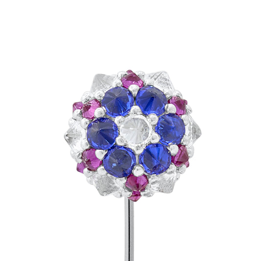 Perfect Bonbon Lapel Pin - America - Silver