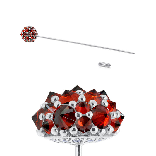 Perfect Bonbon Lapel Pin - Pumpkin - Silver