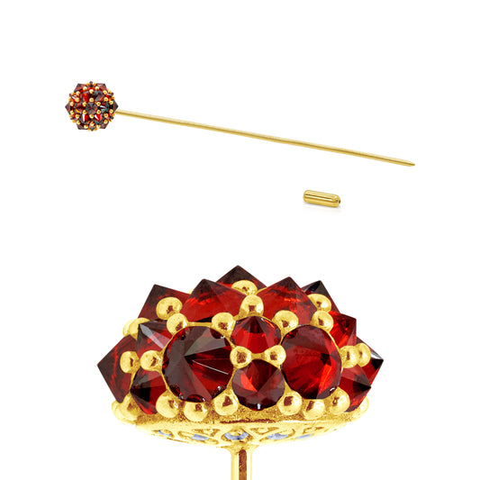 Perfect Bonbon Lapel Pin - Pumpkin - Gold