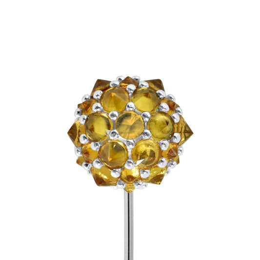 Perfect Bonbon Lapel Pin - Yellow - Silver