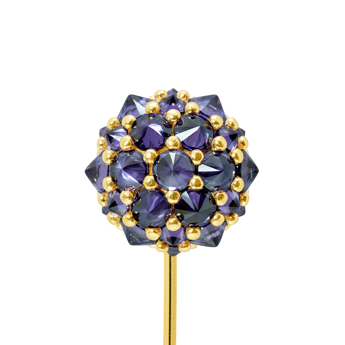 Perfect Bonbon Lapel Pin - Purple - Gold