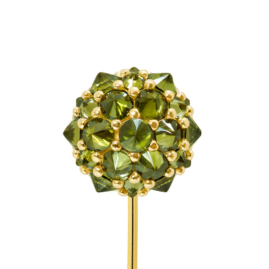 Perfect Bonbon Lapel Pin - Olive - Gold
