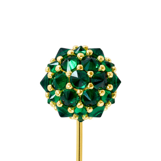 Perfect Bonbon Lapel Pin - Green - Gold
