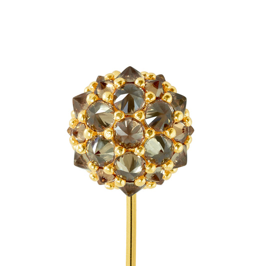 Perfect Bonbon Lapel Pin - Champagne - Gold