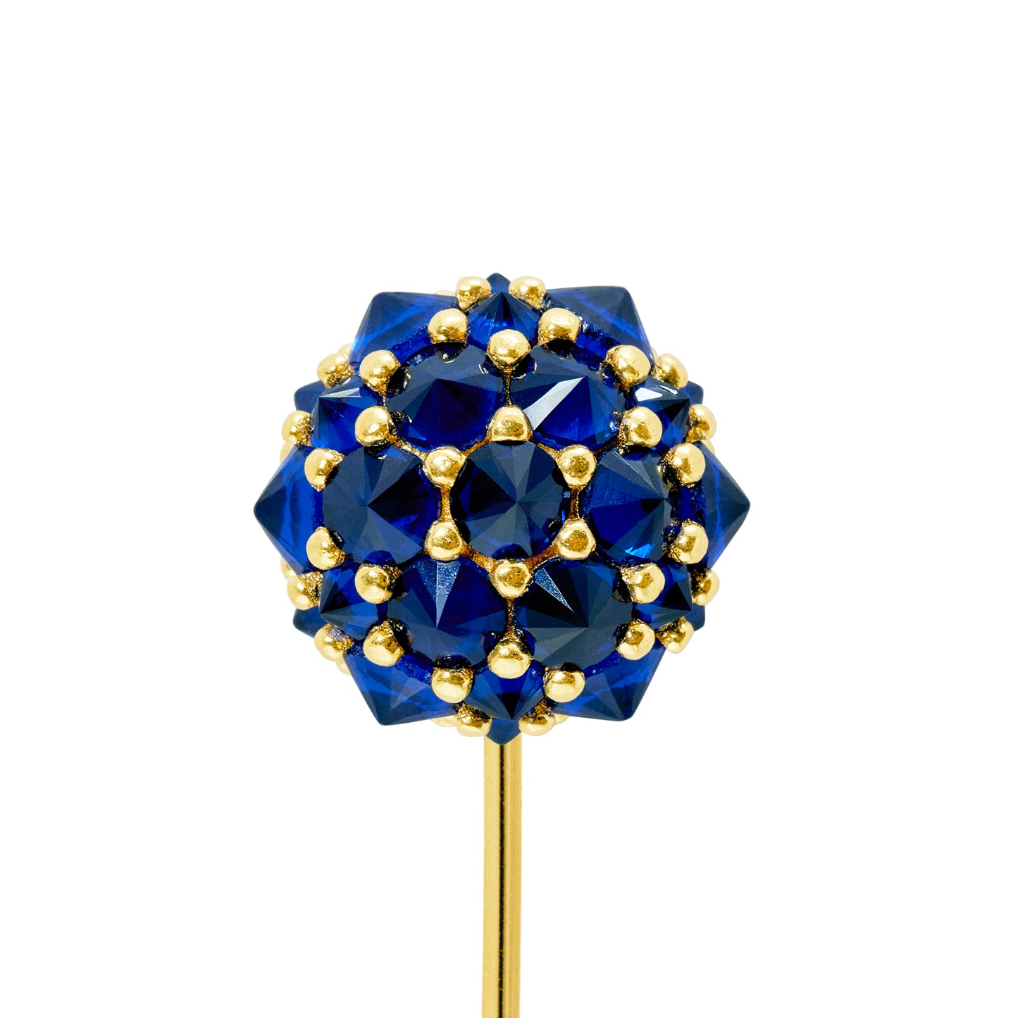 Perfect Bonbon Lapel Pin - Blue - Gold