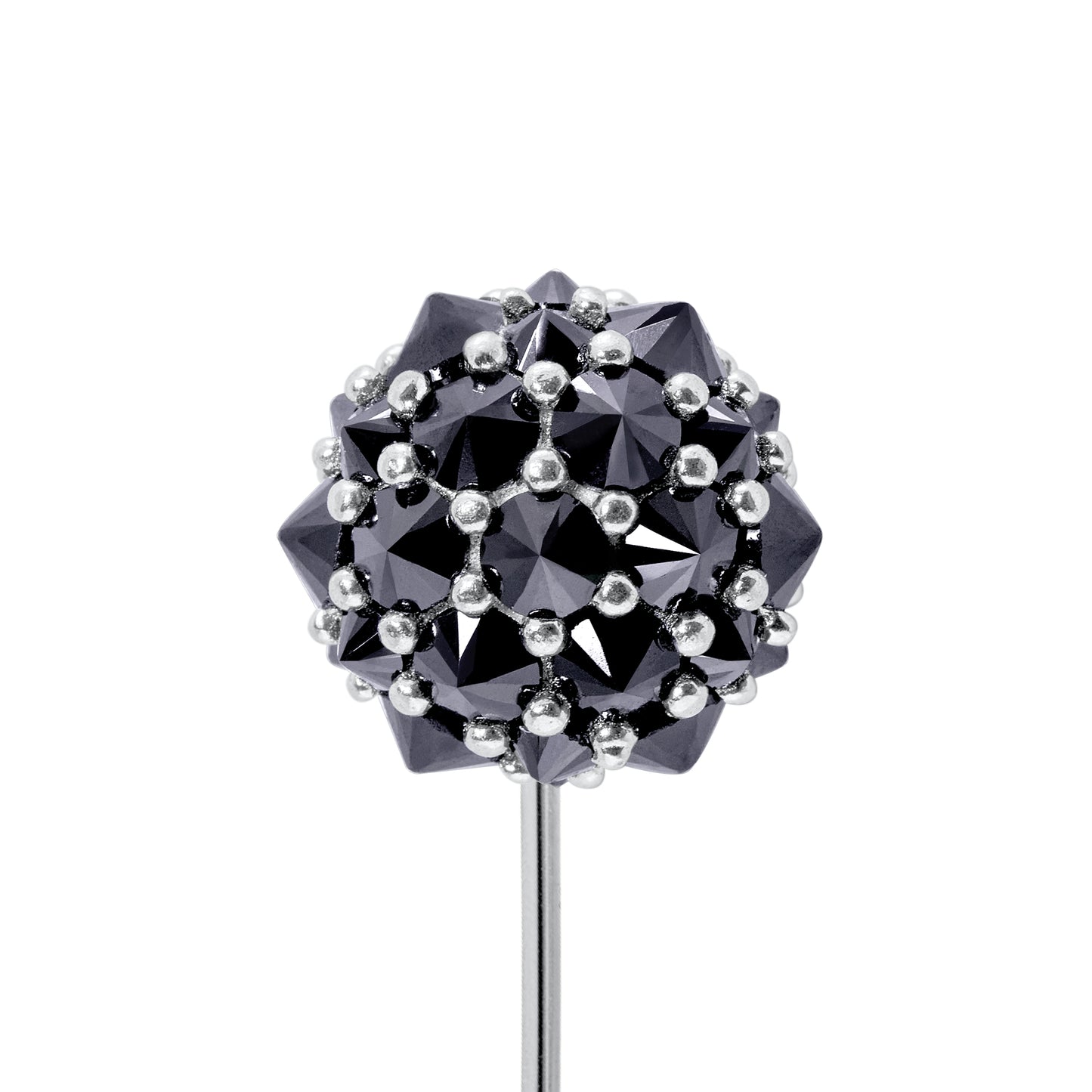 Perfect Bonbon Lapel Pin - Black - Silver