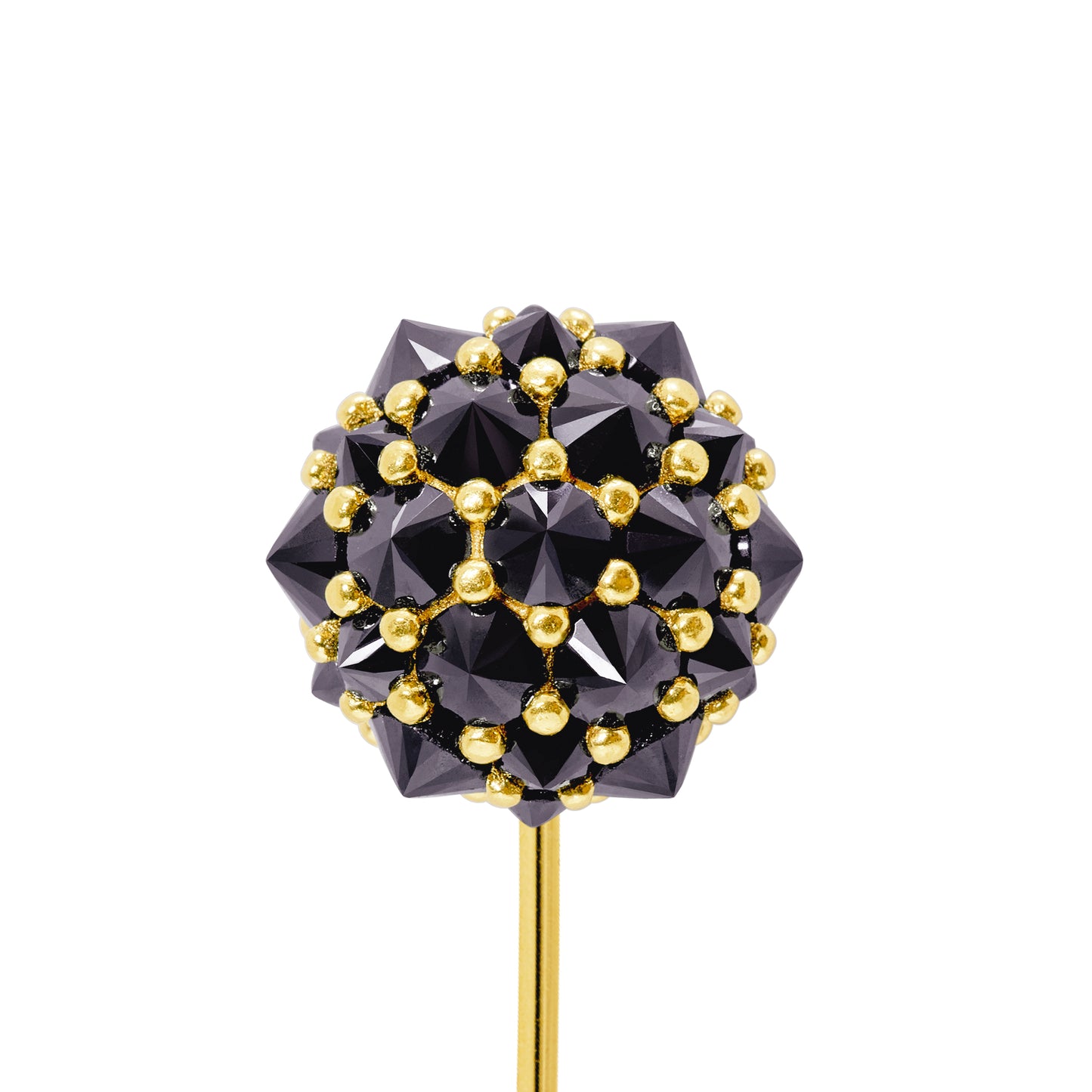 Perfect Bonbon Lapel Pin - Black - Gold