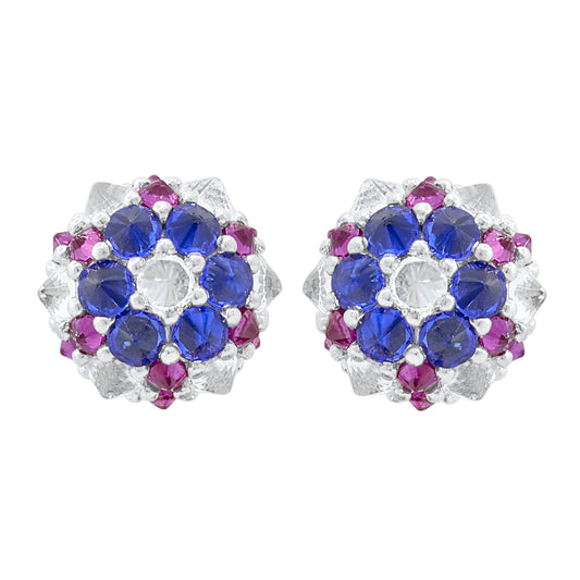 Perfect Bonbon Cocktail Earrings - America - Silver