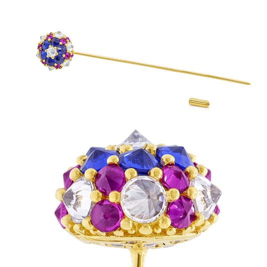 Grand Perfect Bonbon Lapel Pin - America - Gold
