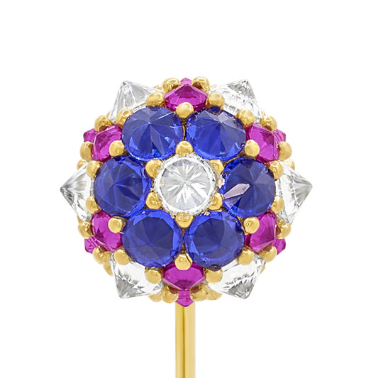 Grand Perfect Bonbon Lapel Pin - America - Gold