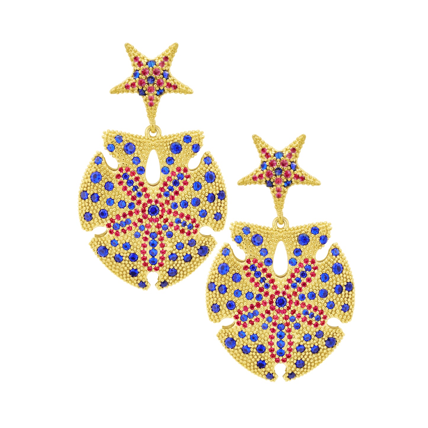 Sand Dollar Cocktail Earrings