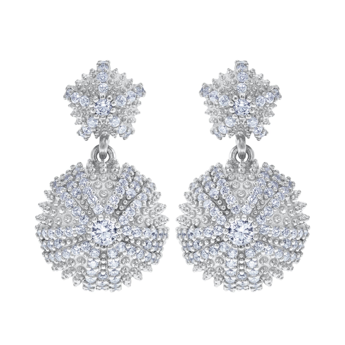 Sea Urchin Cocktail Earrings