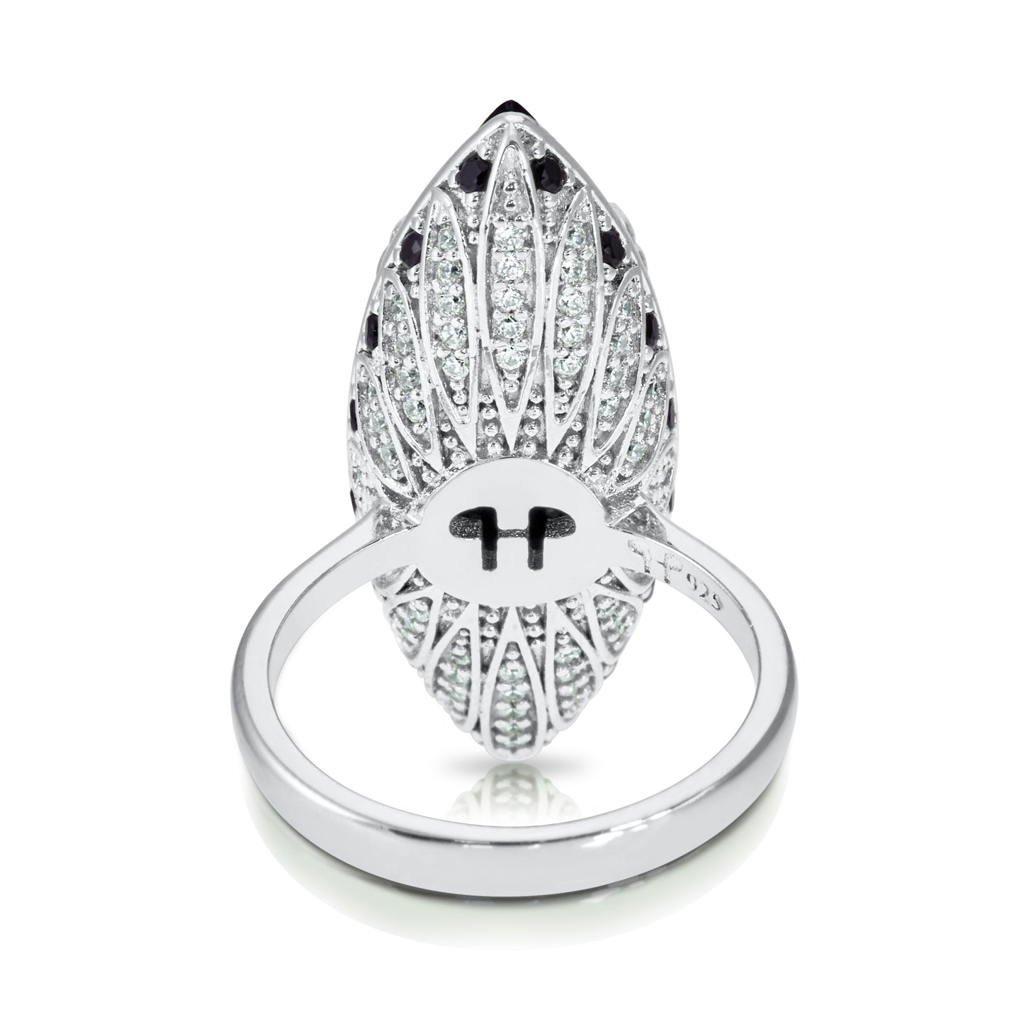 Bash Marquise Cocktail Ring - Silver