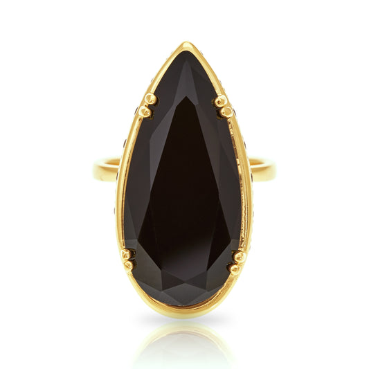 Bash Drop Cocktail Ring - Gold