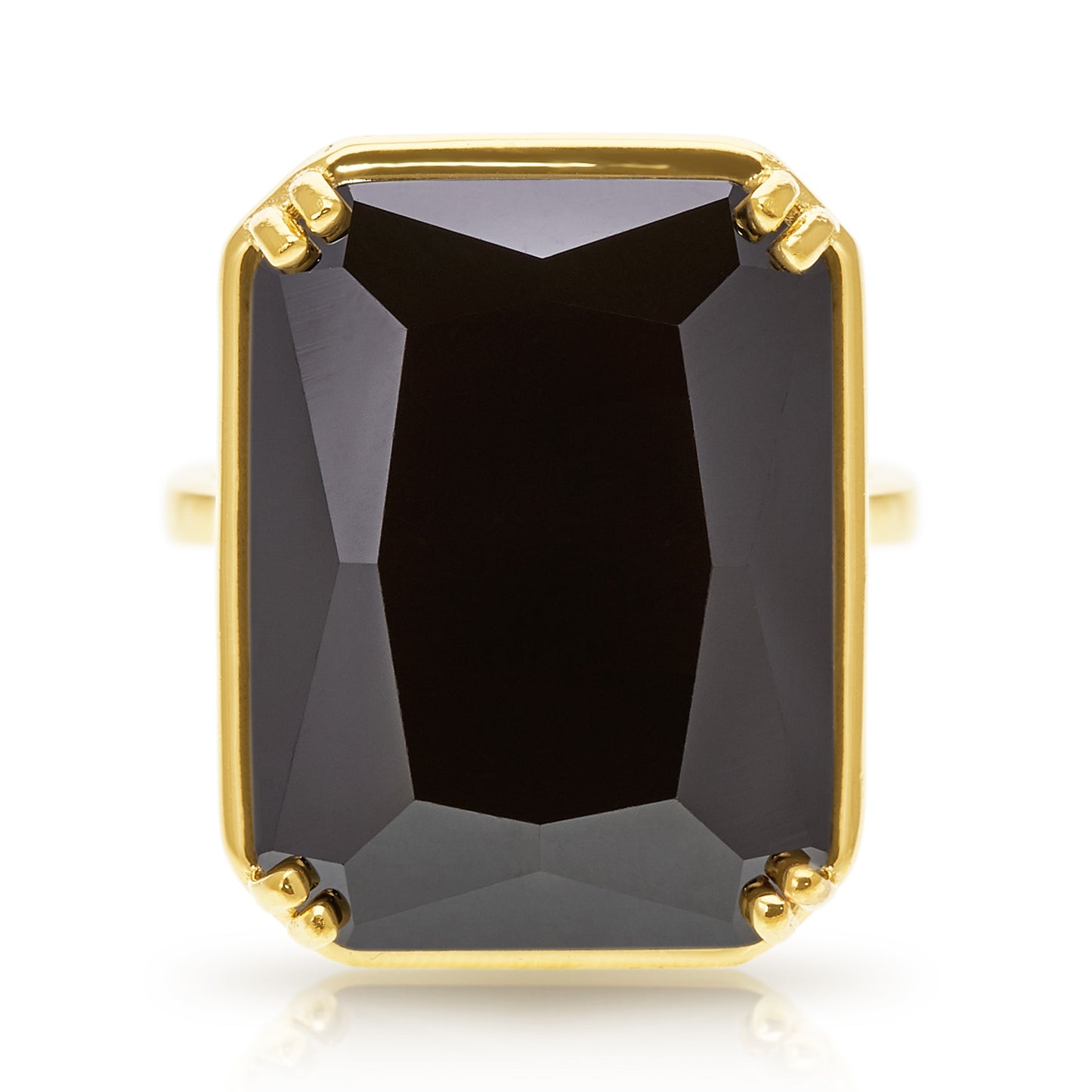 Bash Octagon Cocktail Ring - Gold