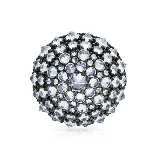 Disco Bonbon Cocktail Ring - Black Rhodium