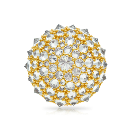 Disco Bonbon Cocktail Ring - Gold