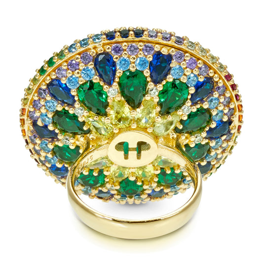 Chakra Mandala Cocktail Ring - Core