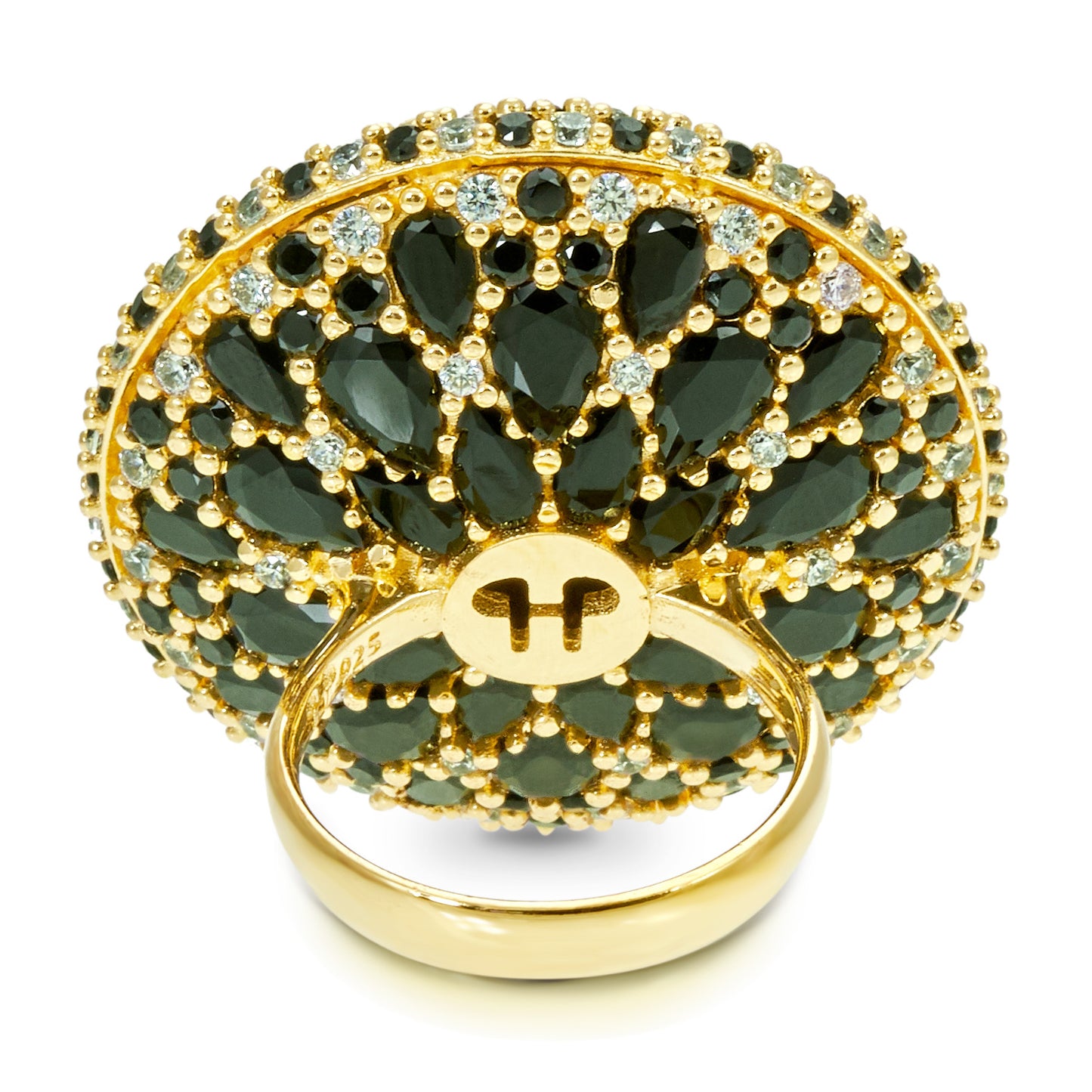 Night Mandala Cocktail Ring