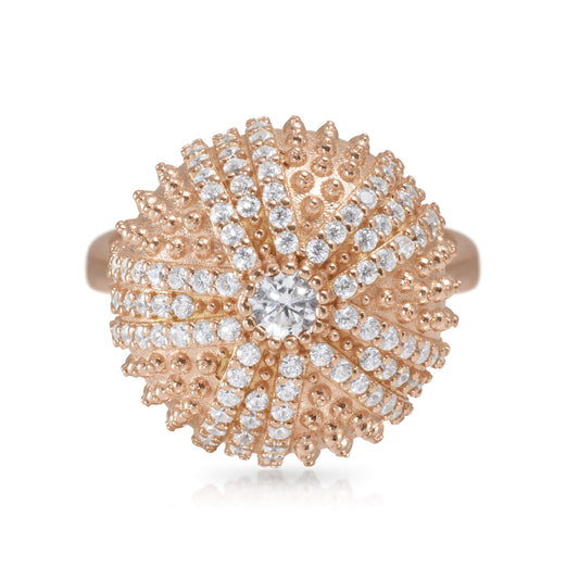 Mini Sea Urchin Cocktail Ring - Rose Gold