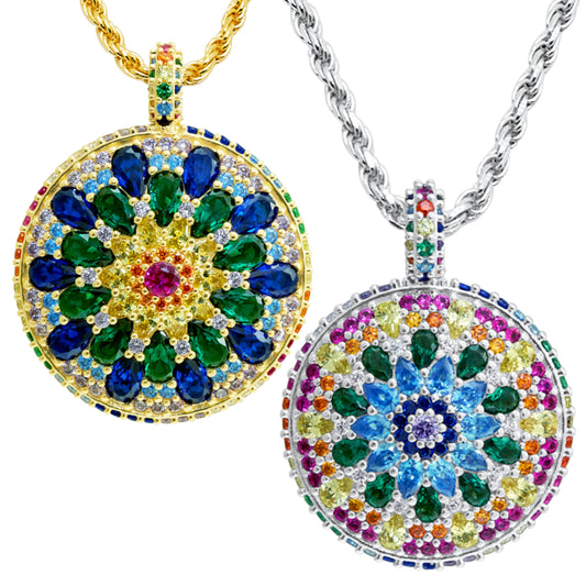 Chakra Mandala Cocktail Necklace