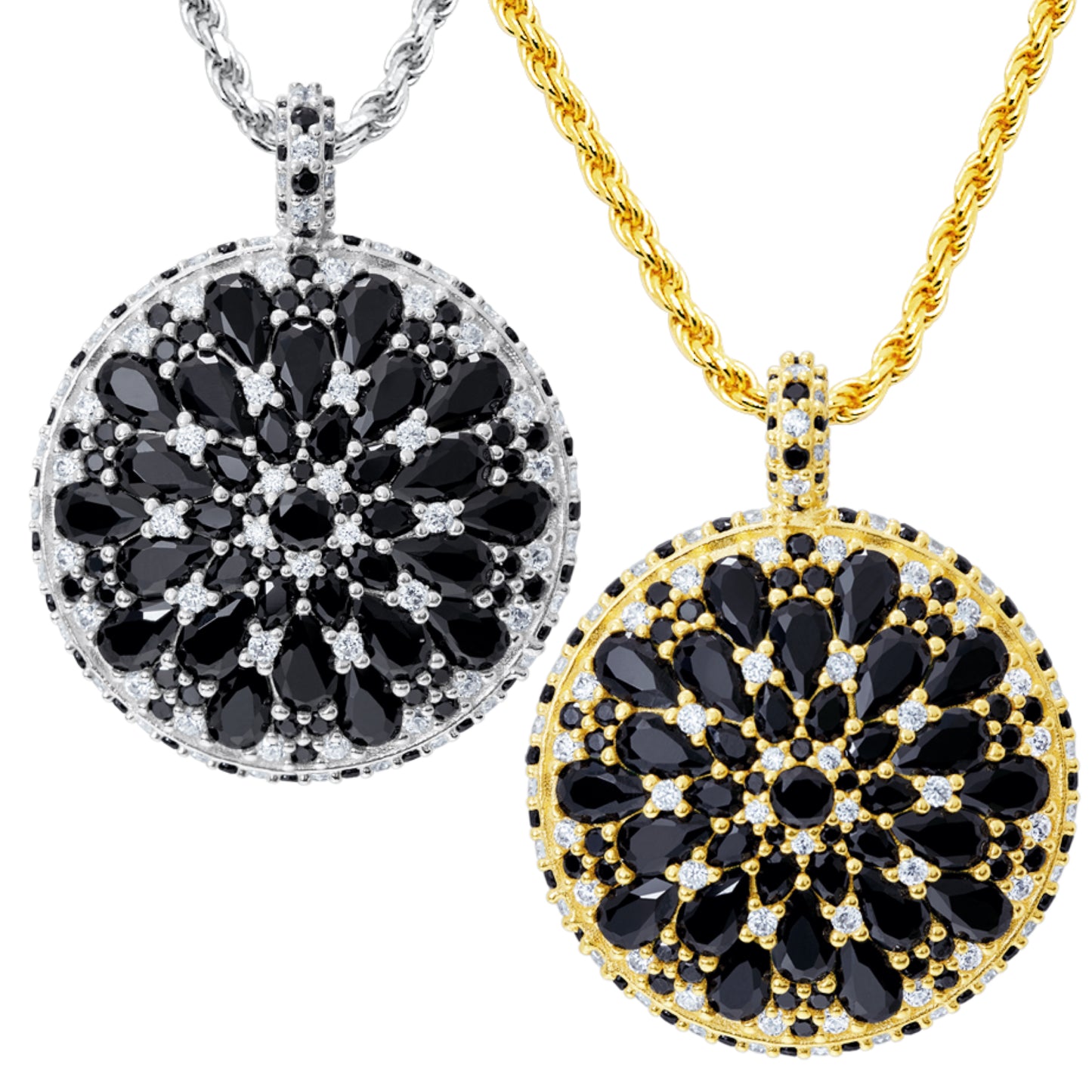Night Mandala Cocktail Necklace