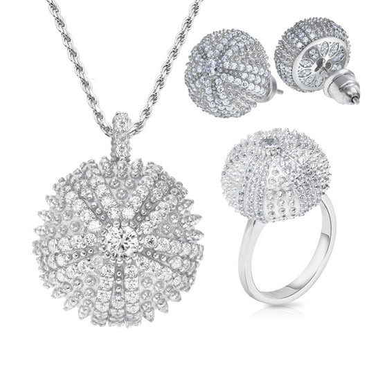 Sea Urchin Cocktail Jewelry Set