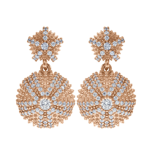 Sea Urchin Cocktail Earrings