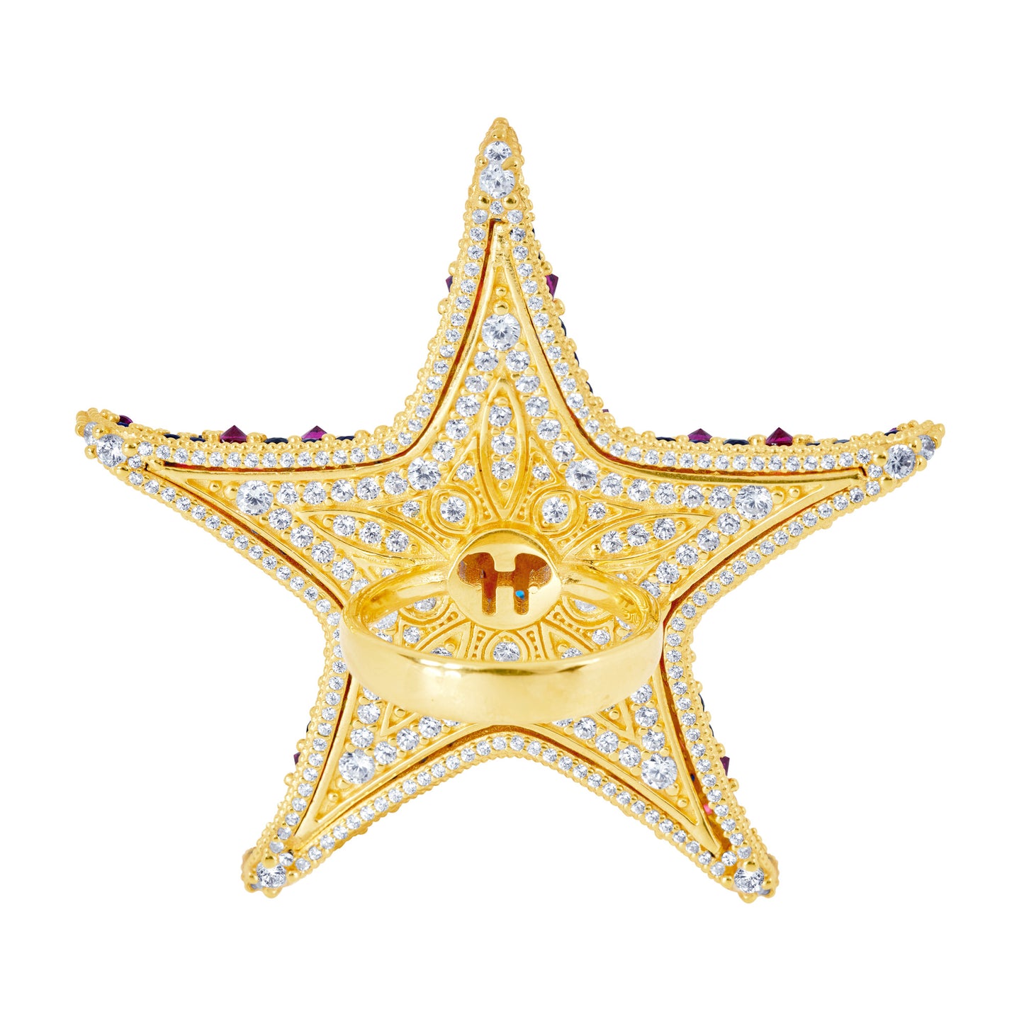Starfish Totem Cocktail Ring
