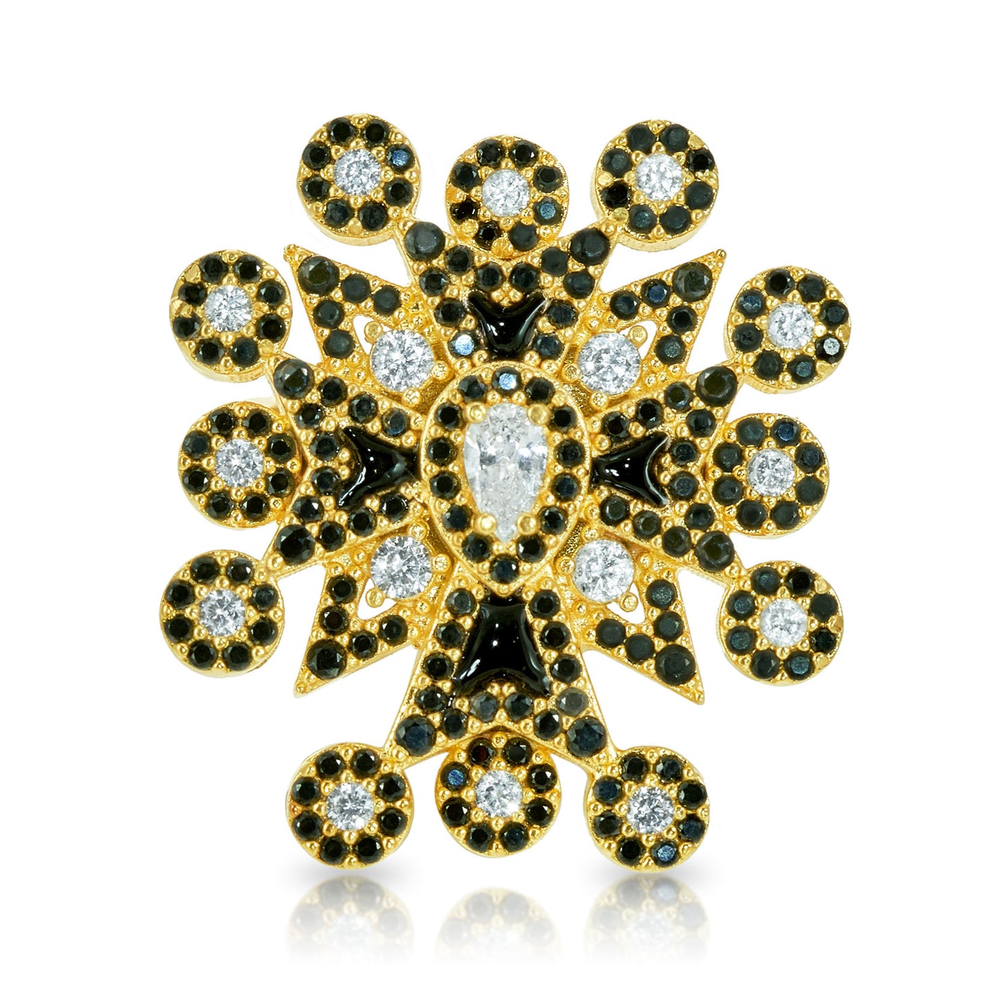 Starry Night Cocktail Ring