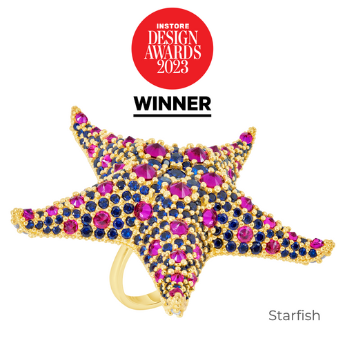 Starfish Totem Cocktail Ring